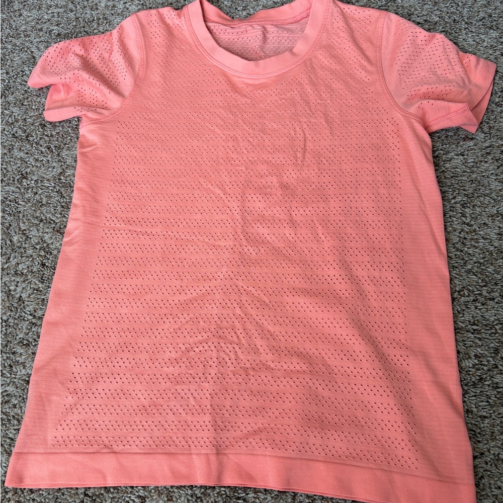 Lululemon Athletica Pink Muscle Tee
